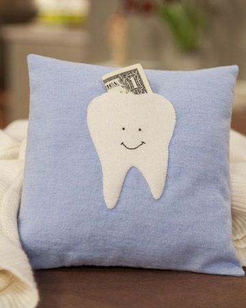 Another pinned said, “Just whipped up a Tooth Fairy Pillow using the tooth