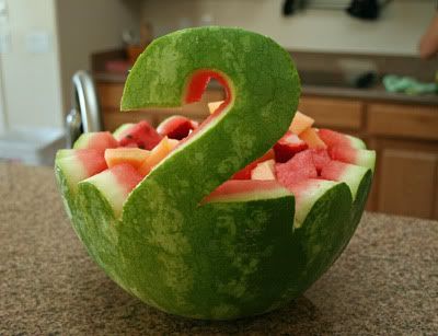 Birthday watermelon!