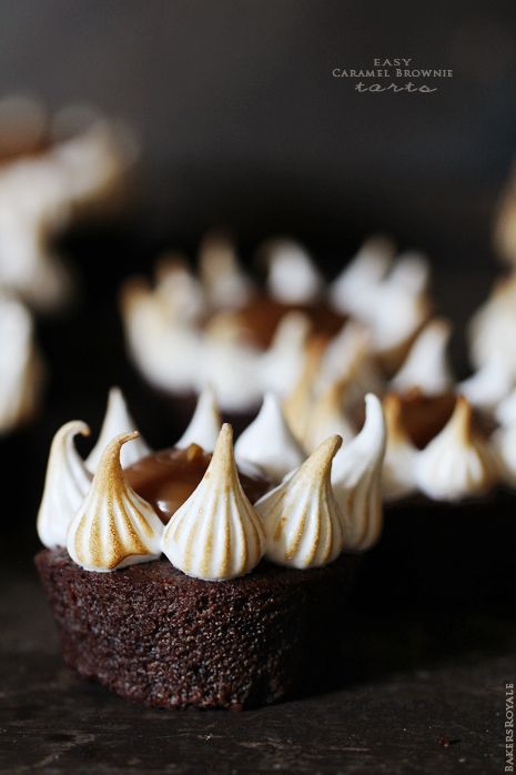 Caramel Brownie Tarts | Bakers Royale