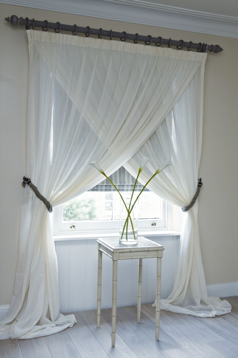 Cool way to hang curtains