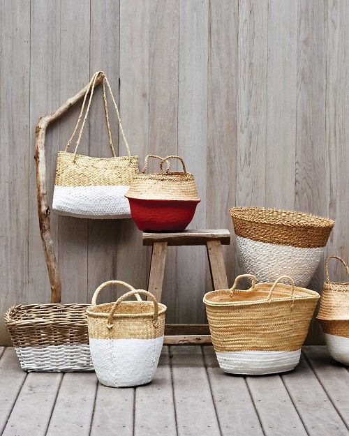 Dip-Dyed Baskets