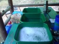 Dishwashing while camping. This site has lots of great advice y'all!