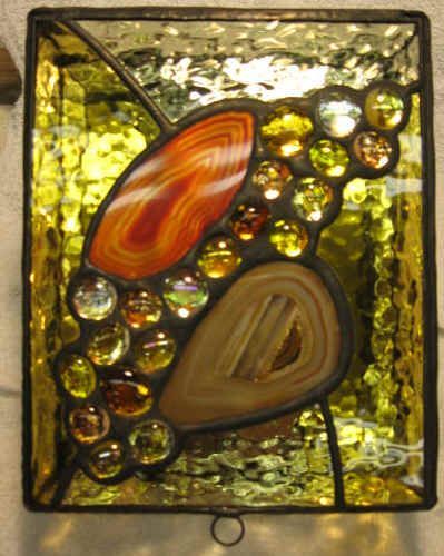 Double Agate stained glass box