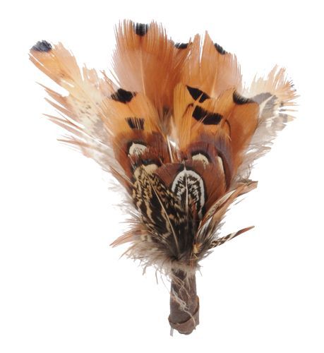 Feather Corsage from @thefeatherplace : FBTPH Pheasant Plumage small corsage on