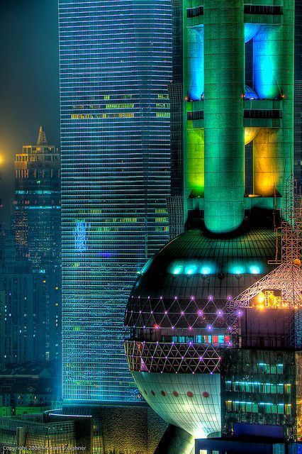 Futuristic Architecture, Shanghai.