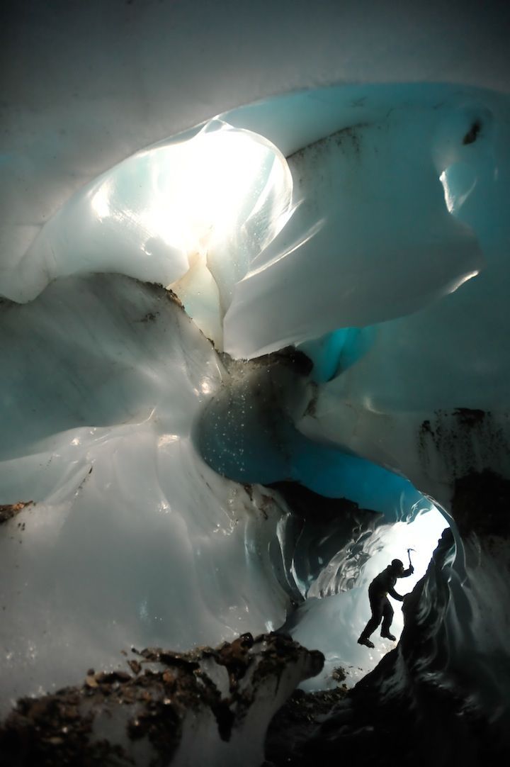 Glacier caves