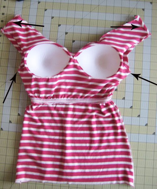 Good to know…How to sew a built in bra top.  For low-back styles! Every girl n