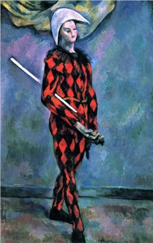 Harlequin  – Paul Cezanne – 1890