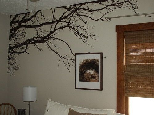 Large Wall Tree Decal Oak Branches #1130 – InnovativeStencils