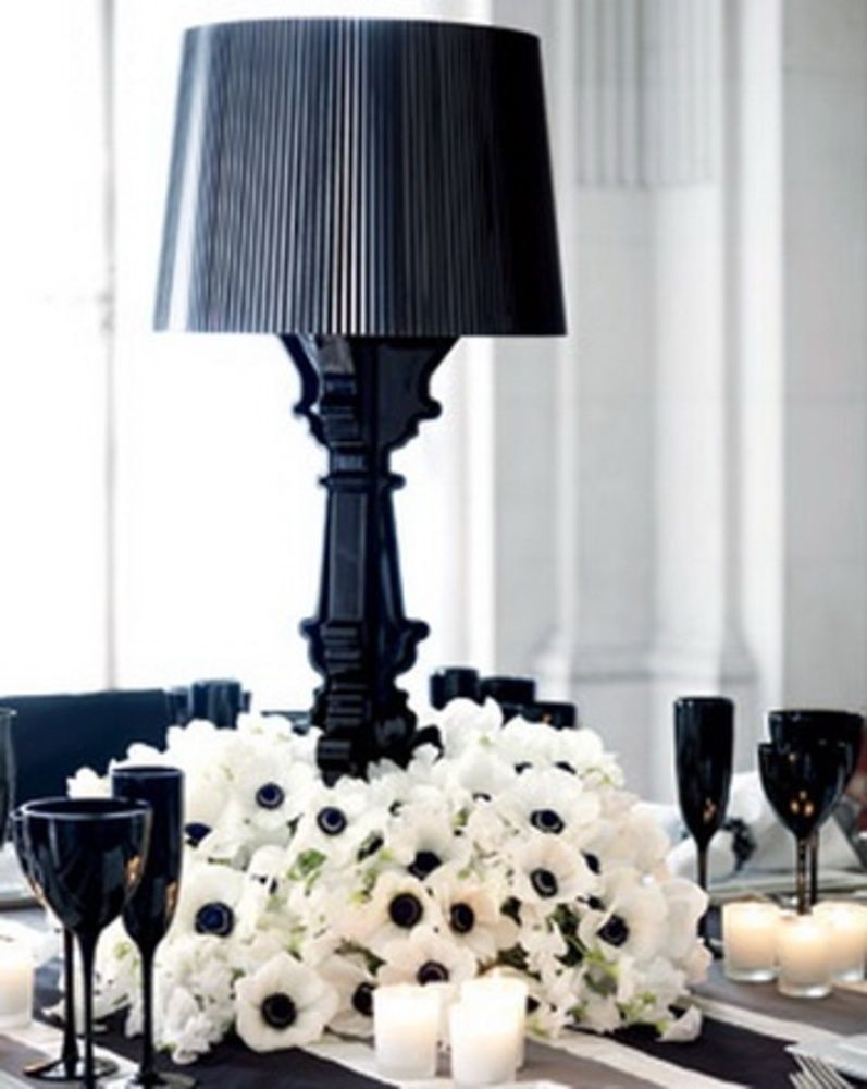 Living in Black and White… wedding decor idea