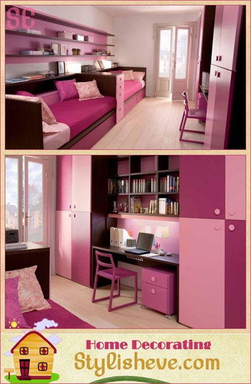 Modern Kids Bedroom Ideas For Small Space – very cool site but am I crazy or are