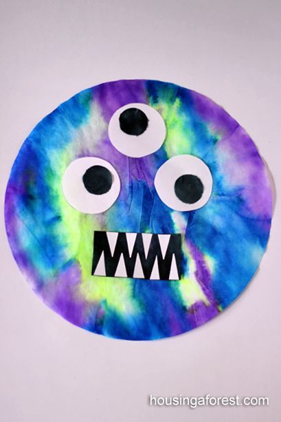 Monster Marker Prints from coffee filters