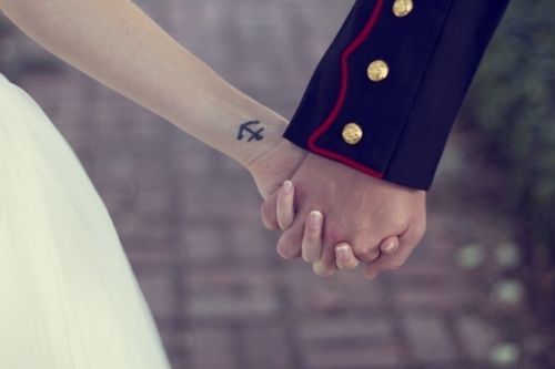 Navy ♥ Marine wedding