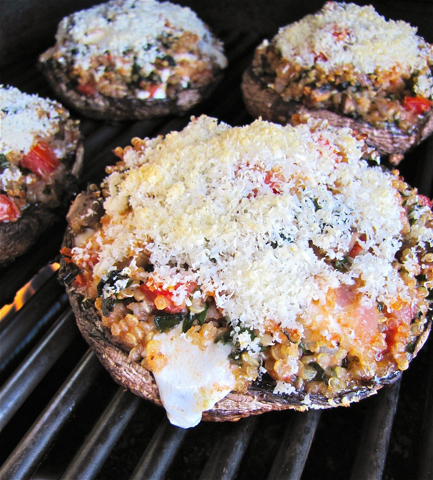 Quinoa Stuffed Portabello Mushrooms