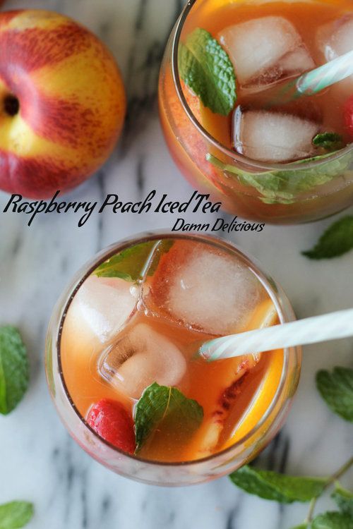 Raspberry Peach Iced Tea