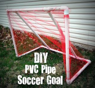 Someday Crafts: PVC Pipe Soccer Goal
