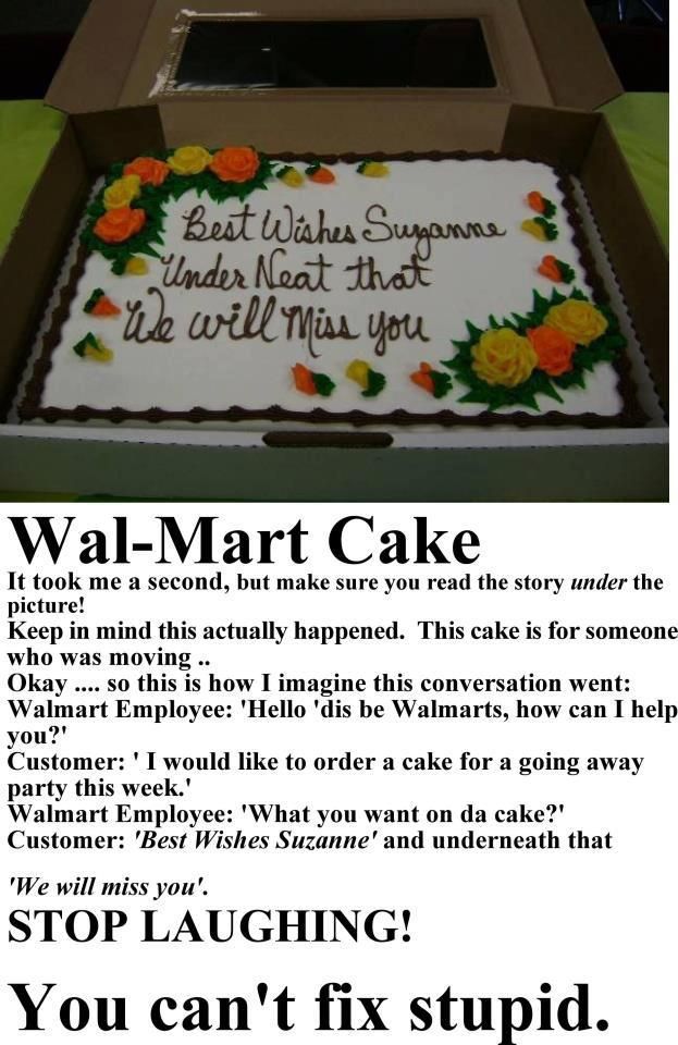 Wal-Mart Cake to awesome!!