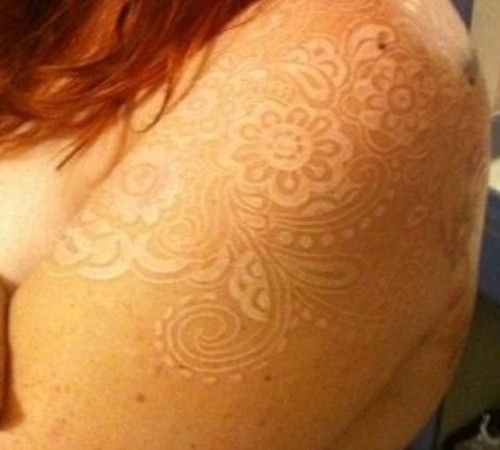 White lace tattoo… this or a UV tattoo would be my only choices if I ever got