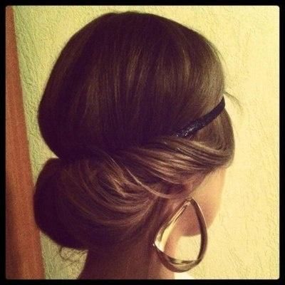 cute updo hairstyle