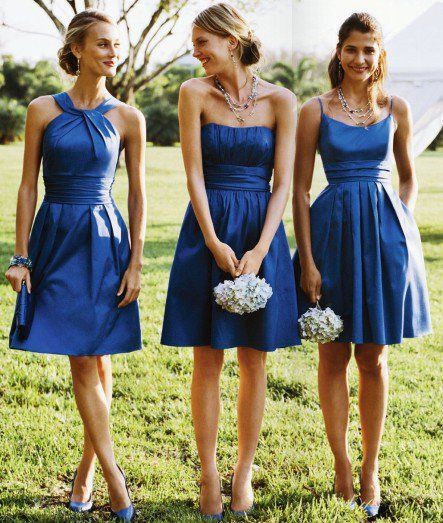 different style bridesmaid dresses