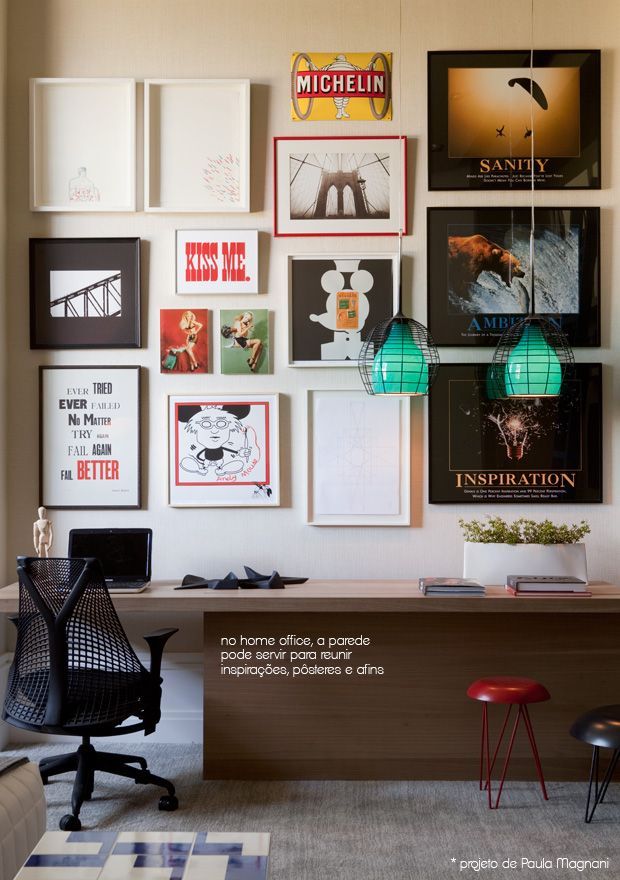 home office frame wall #decor #framewall