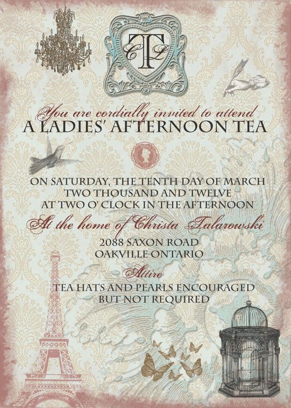 like this wording and can we pls wear tea hats and pearls?!?!