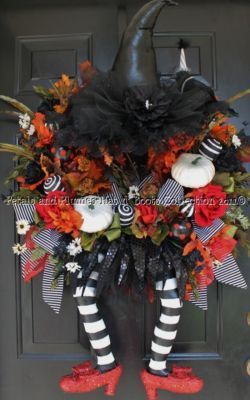wicked witch wreath
