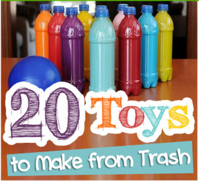 20 Toys to Make from Trash…perfect for recycling lesson!