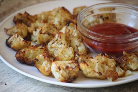 Baked Cauliflower Poppers (39 calories)–a healthy & delicious party food!