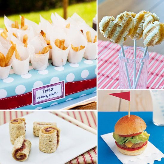 Big Day, Little Bites! 14 Foods For Your Wedding's Kid Table. Kid's tabl