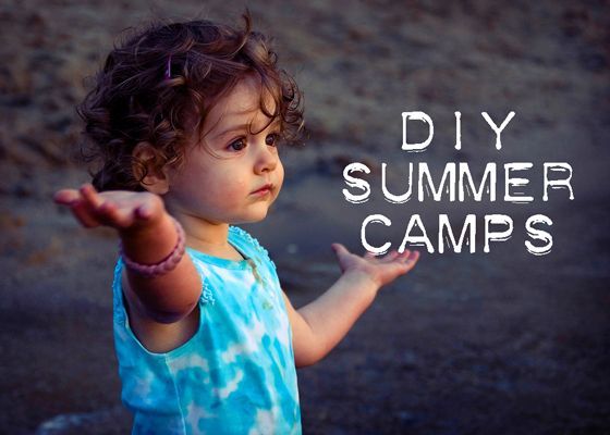 DIY camp themes for keeping the children creatively happy this summer! Links of