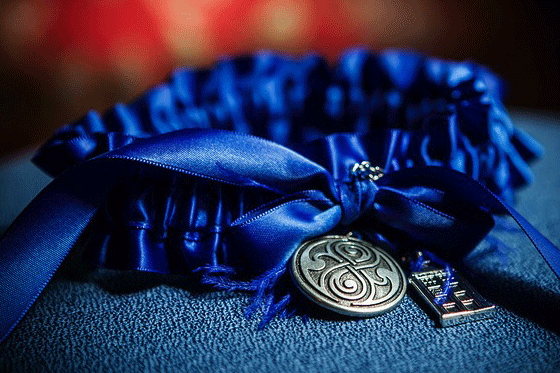 Doctor Who wedding garter