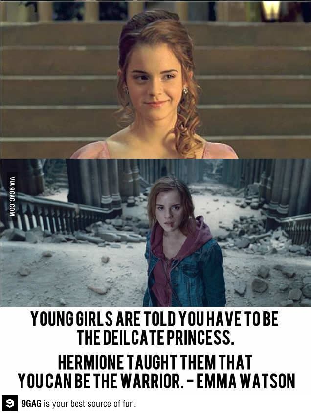 Hermione! She is such a good role model.