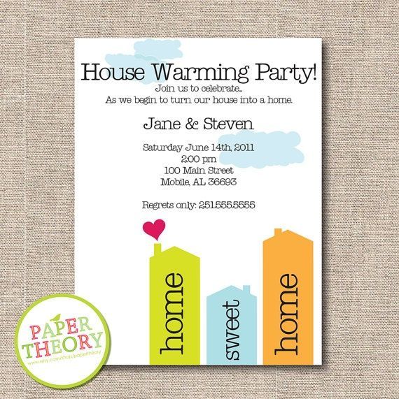 House Warming Invites