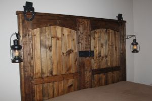 How To Build A Rustic Barn Door Headboard