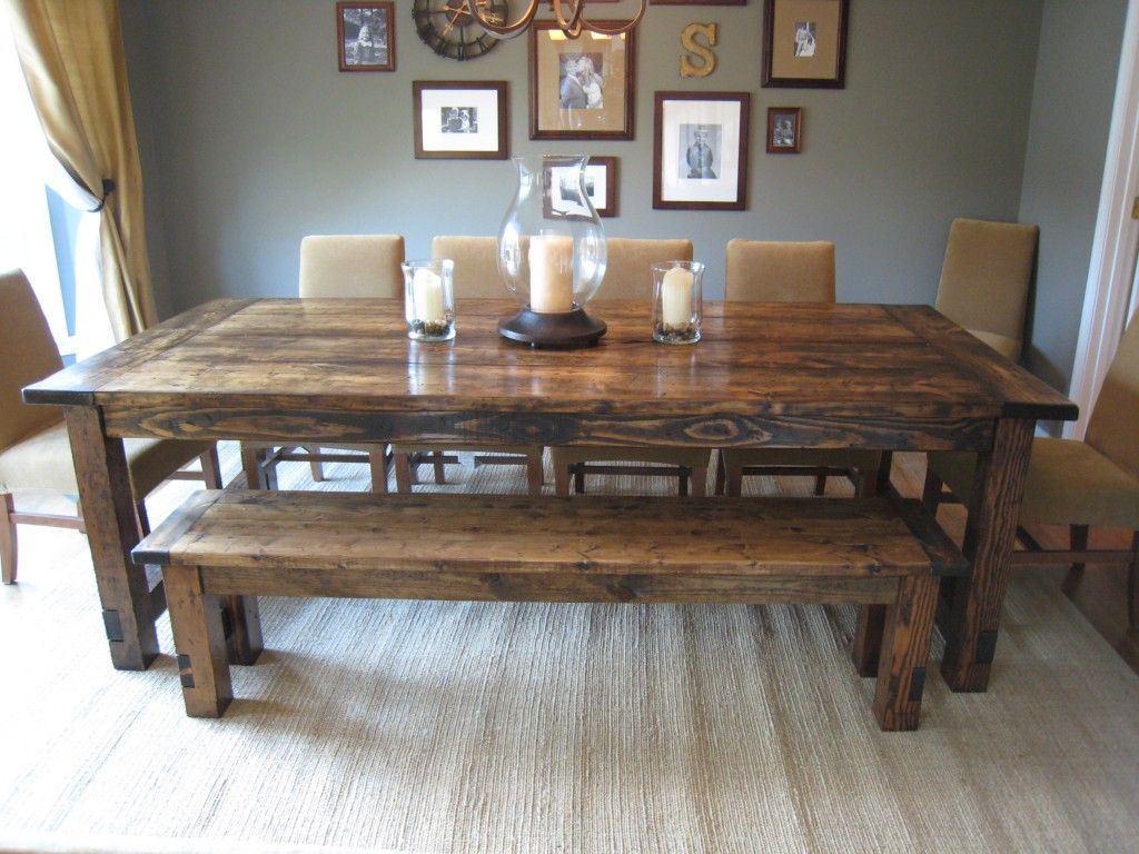 How To Make A Farmhouse Table. I love this!