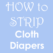 How to strip your #clothdiapers and an explanation of the various ways to do it