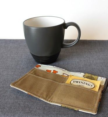 I should probably make one of these for all the tea bags that I stash in my purs