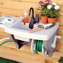 Instant outdoor sink—no plumbing required!
