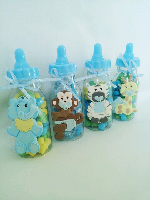 JUNGLE SAFARI party favor. Baby bottle party favor. Baby girl party favor. Baby