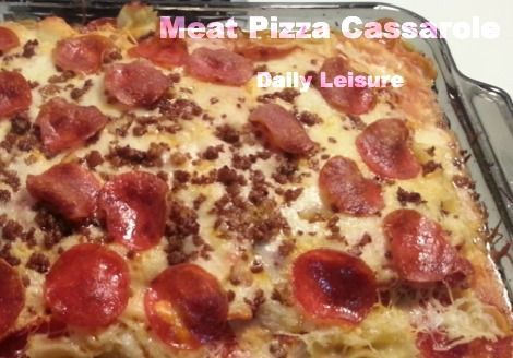Meat Pizza Casserole Recipe