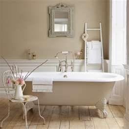 Neutral bathroom and with clawfoot tub, so gorgeous