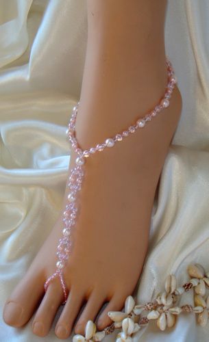 Pretty n Pink Barefoot Sandals