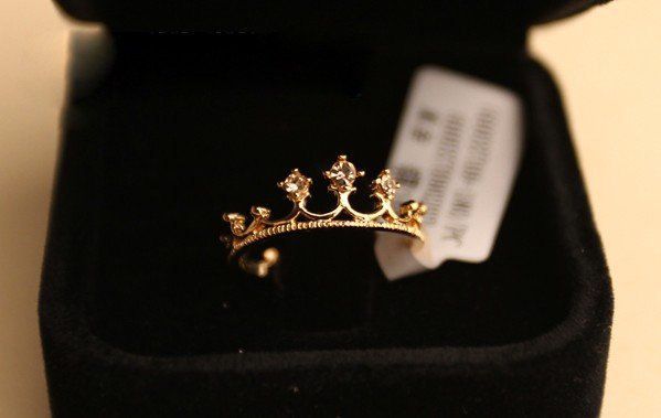 Princess Crown  Ring by DaintyWonderland on Etsy, $8.00