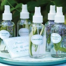 Refreshing Facial Mist. Fill a spritzer bottle with water and a few strips of ju