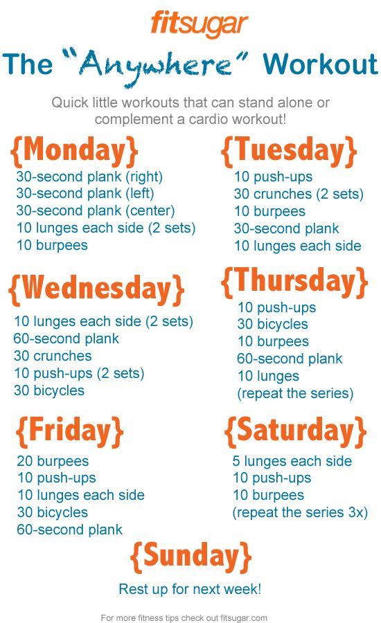 The "Anywhere" Workout: