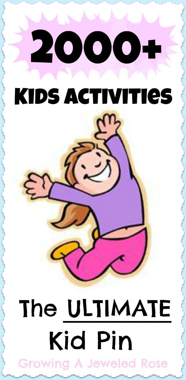 The ULTIMATE KID PIN!!!! Features over 2000 super fun kids activities!! This wil