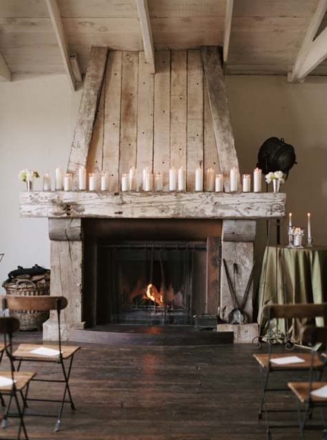 The floors and fireplace are absolutely gorgeous and I love the romantic feel wi