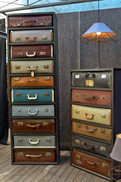 Vintage suitcases are pretty great on their own, but they're even better whe