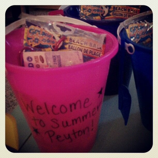 Welcome to Summer Buckets ~ for the last day of school